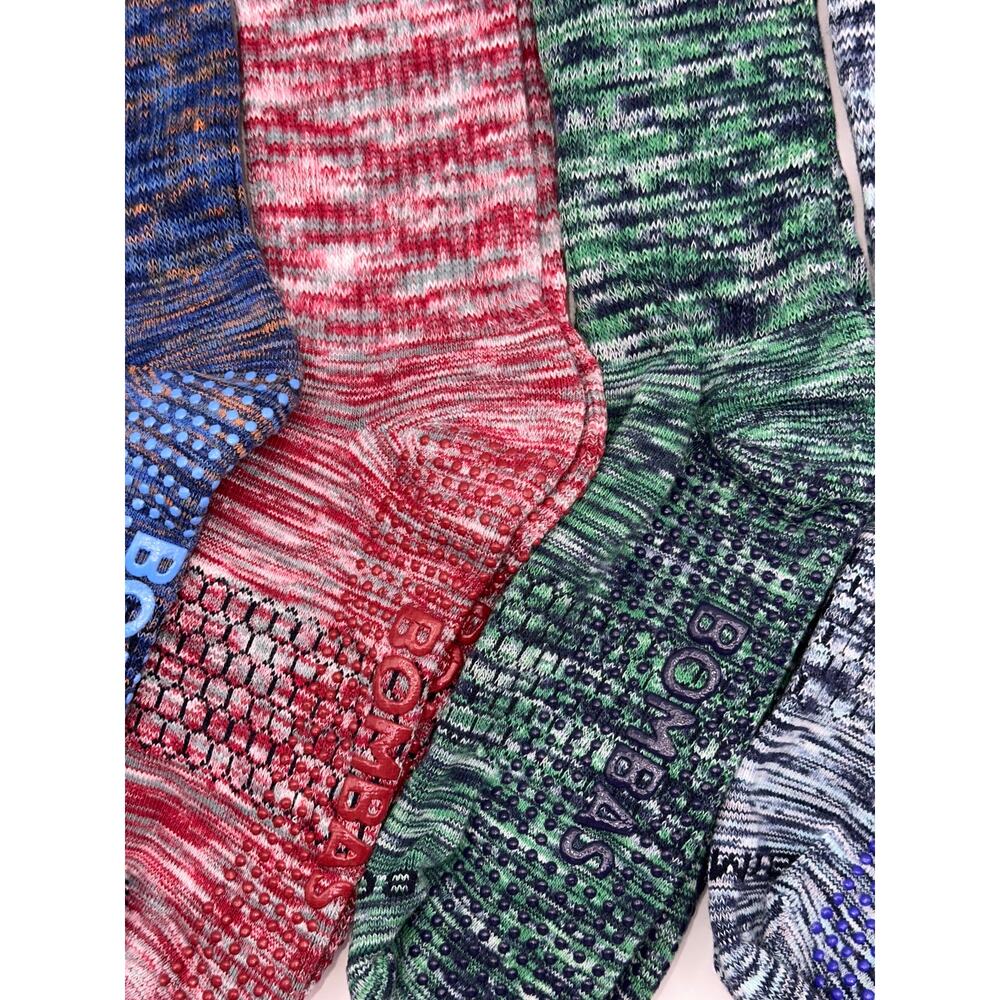 Bombas Women's Performance Gripper Crew Socks Large 4 pairs NWOT - Picture 2 of 3